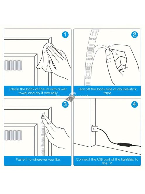 Okos mozgásérzékelős LED szalag
