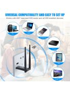 USB vezeték nélküli WiFi hatótávnövelő, 300Mbps hálózati jelerősítő