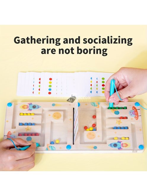 Színes Golyó kirakó gyorsasági társasjáték