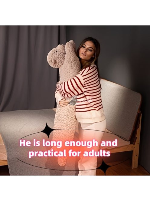 Boho stílusú, kézzel mosható, hímzett macskás hosszú párna