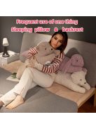 Boho stílusú, kézzel mosható, hímzett macskás hosszú párna