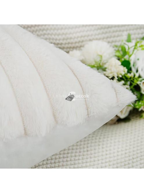 2db Puha Kényelmes Csíkos Dekoratív Párnahuzat