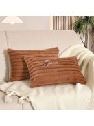 2db Puha Kényelmes Csíkos Dekoratív Párnahuzat