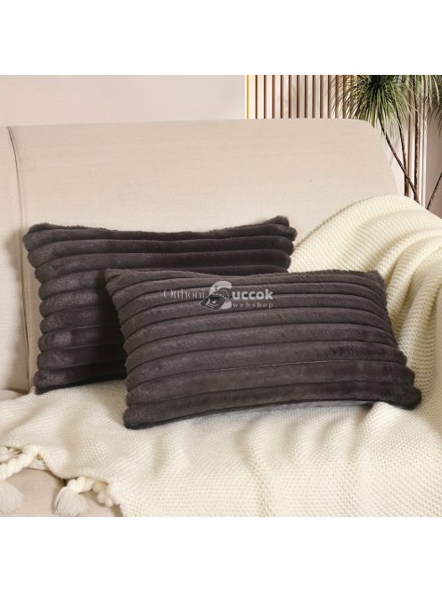 2db Puha Kényelmes Csíkos Dekoratív Párnahuzat