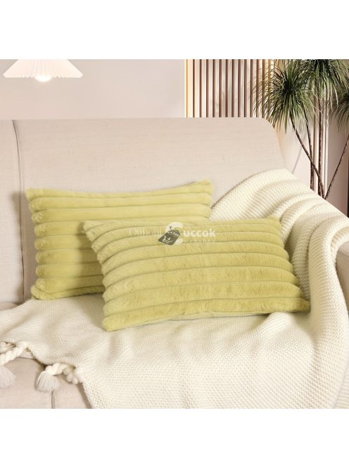 2db Puha Kényelmes Csíkos Dekoratív Párnahuzat