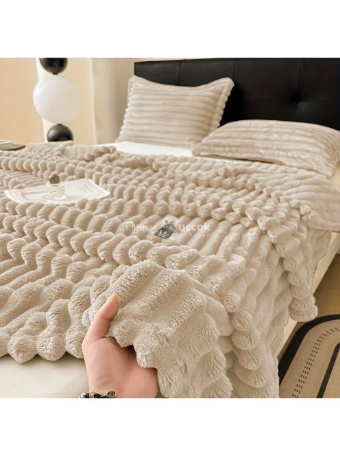 Kényelmes Bordázott Kötött Takaró Párnahuzattal