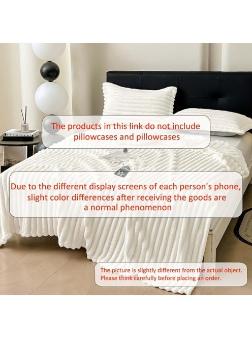 Kényelmes Bordázott Kötött Takaró Párnahuzattal