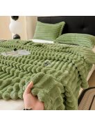 Kényelmes Bordázott Kötött Takaró Párnahuzattal