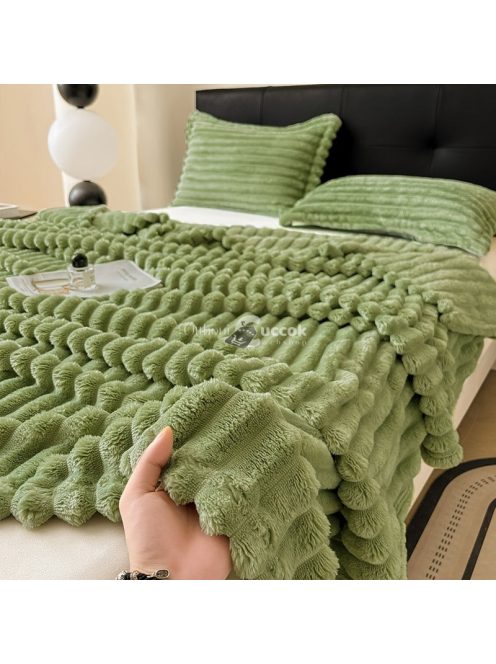 Kényelmes Bordázott Kötött Takaró Párnahuzattal