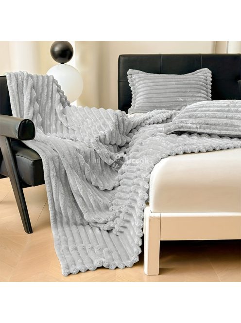 Kényelmes Bordázott Kötött Takaró Párnahuzattal