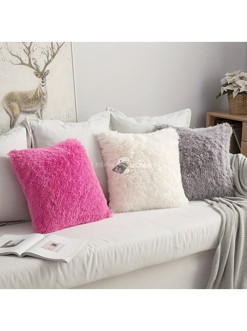 2 darab Puha Műszőrme Díszpárnahuzat Csomag