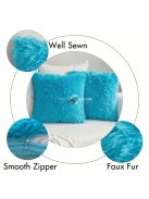 2 darab Puha Műszőrme Díszpárnahuzat Csomag