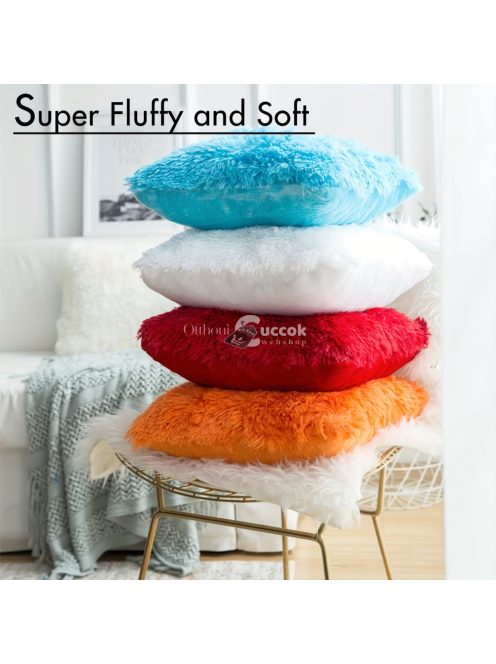 2 darab Puha Műszőrme Díszpárnahuzat Csomag