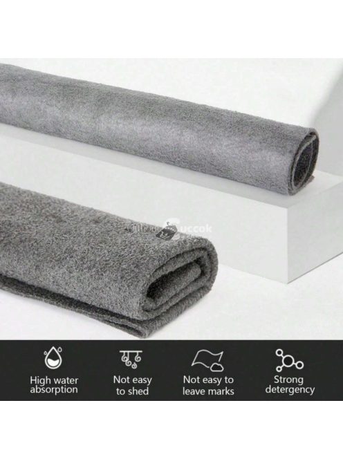 Varázslatos üvegtisztító kendő, többcélú poliészter törlőkendők ablakokhoz, tükrökhöz, autómosáshoz, konyhai és fürdőszobai felületekhez