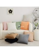 Kényelmes Plüss Bársony Kanapé Háttámla Párna