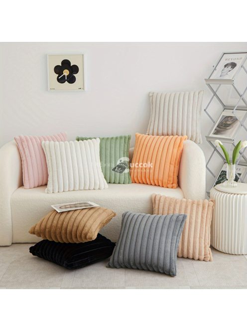 Kényelmes Plüss Bársony Kanapé Háttámla Párna