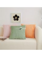 Kényelmes Plüss Bársony Kanapé Háttámla Párna