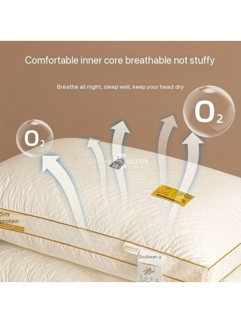 2 Pár Szójaszálas Háromdimenziós Légáteresztő Magas Minőségű Párna