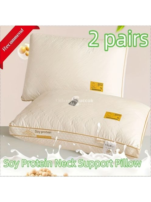 2 Pár Szójaszálas Háromdimenziós Légáteresztő Magas Minőségű Párna