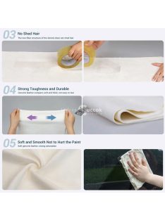   Ultra-elszívó valódi báránybőr autómosó törölköző