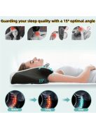 Ergonomikus Ortopéd Cervikális Memóriahab Párna Levehető Kötött Poliészter Huzattal