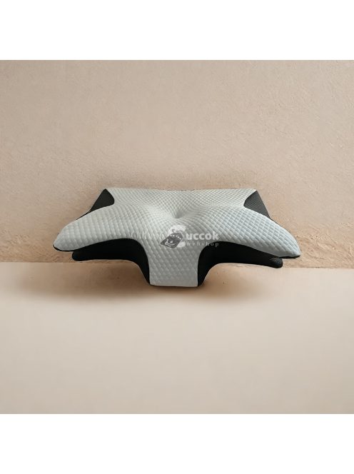Ergonomikus Ortopéd Cervikális Memóriahab Párna Levehető Kötött Poliészter Huzattal