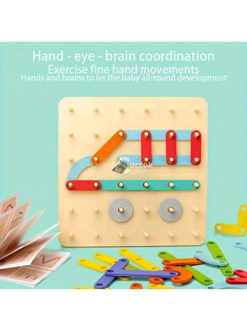 Fa Ábécé és Szám kirakó Puzzle