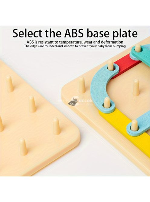 Fa Ábécé és Szám kirakó Puzzle