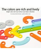 Fa Ábécé és Szám kirakó Puzzle