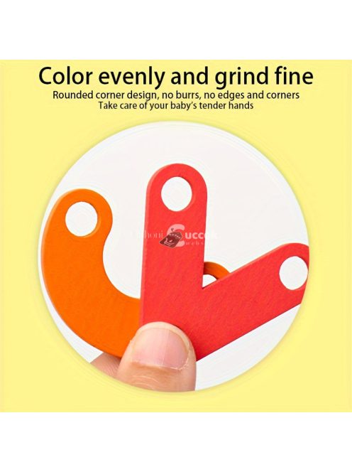 Fa Ábécé és Szám kirakó Puzzle