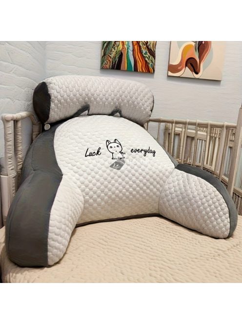 Háttámlával ellátott, ergonomikus olvasópárna