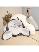 Háttámlával ellátott, ergonomikus olvasópárna