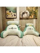 Háttámlával ellátott, ergonomikus olvasópárna