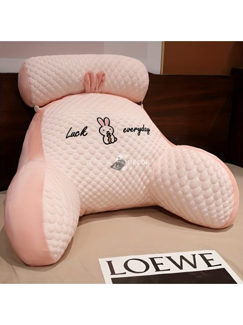 Háttámlával ellátott, ergonomikus olvasópárna