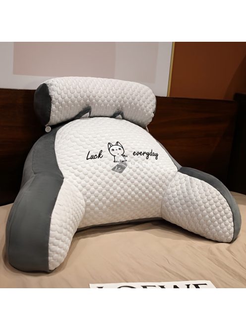 Háttámlával ellátott, ergonomikus olvasópárna