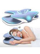 Ergonomikus memóriahabos nyakpárna hűsítő párnahuzattal