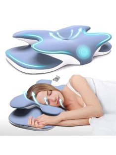  Ergonomikus memóriahabos nyakpárna hűsítő párnahuzattal