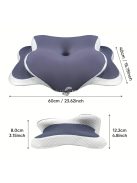 Ergonomikus memóriahabos nyakpárna hűsítő párnahuzattal