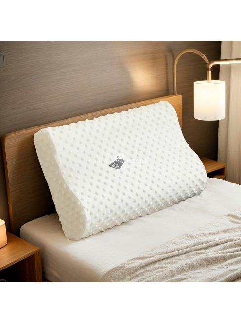 1db Ultra-Puha Memóriahab Nyak Támasztó Párna - Lassú Visszapattanás a Mély Alvás Segítésére