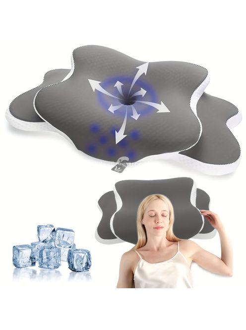 Glacier Fekete Pillangó Memóriahabos Párna