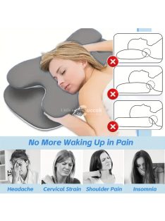 Glacier Fekete Pillangó Memóriahabos Párna