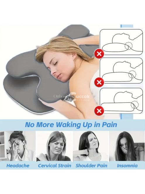 Glacier Fekete Pillangó Memóriahabos Párna