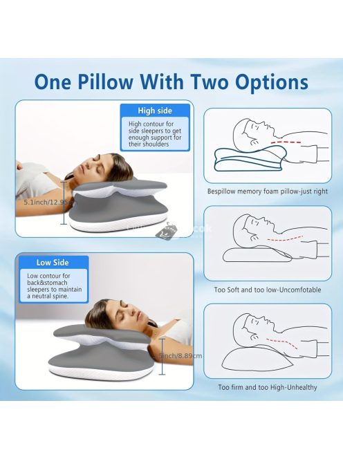 Glacier Fekete Pillangó Memóriahabos Párna