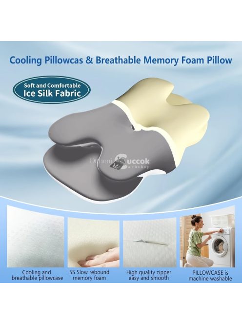 Glacier Fekete Pillangó Memóriahabos Párna