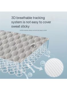   2db Luxus 3D Hűsítő Selyem Párna - Légáteresztő, Hipoallergén Nyaki Támaszos