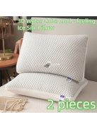 2db Luxus 3D Hűsítő Selyem Párna - Légáteresztő, Hipoallergén Nyaki Támaszos