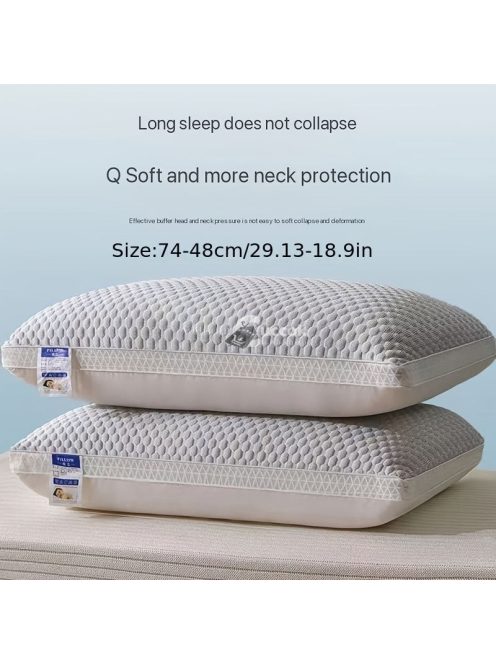 2db Luxus 3D Hűsítő Selyem Párna - Légáteresztő, Hipoallergén Nyaki Támaszos