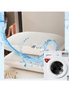 2db Luxus 3D Hűsítő Selyem Párna - Légáteresztő, Hipoallergén Nyaki Támaszos