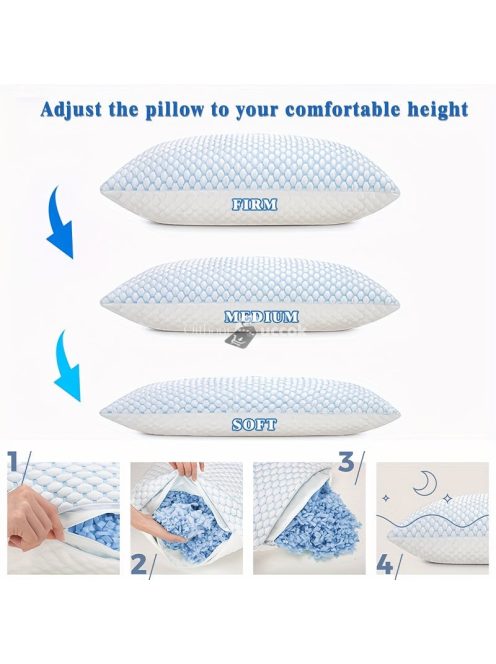 Rózsaszín memóriahabos párna