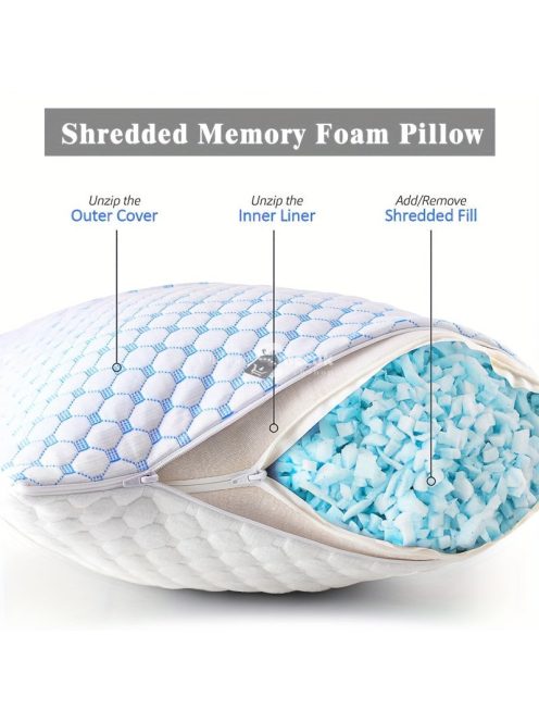 Rózsaszín memóriahabos párna
